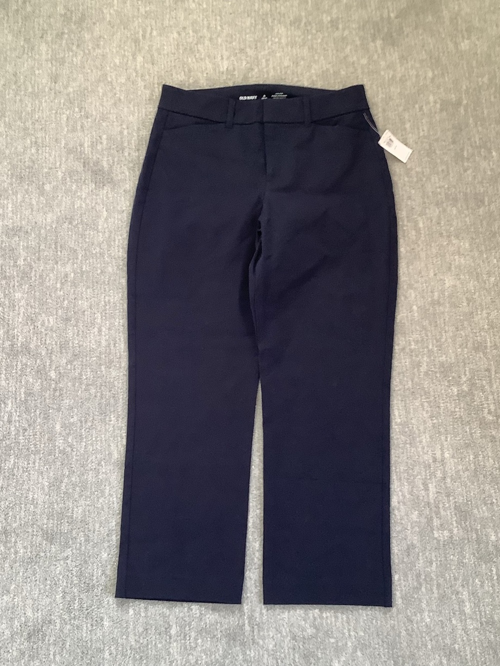 Old Navy NWT Navy High-Rise Pixie Straight Ankle Pants Sz. 8P